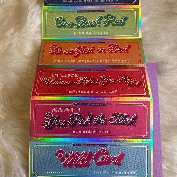 🧡10/$10 Best Wife Ever Birthday Card - Blue and Purple - Picture 2 of 4